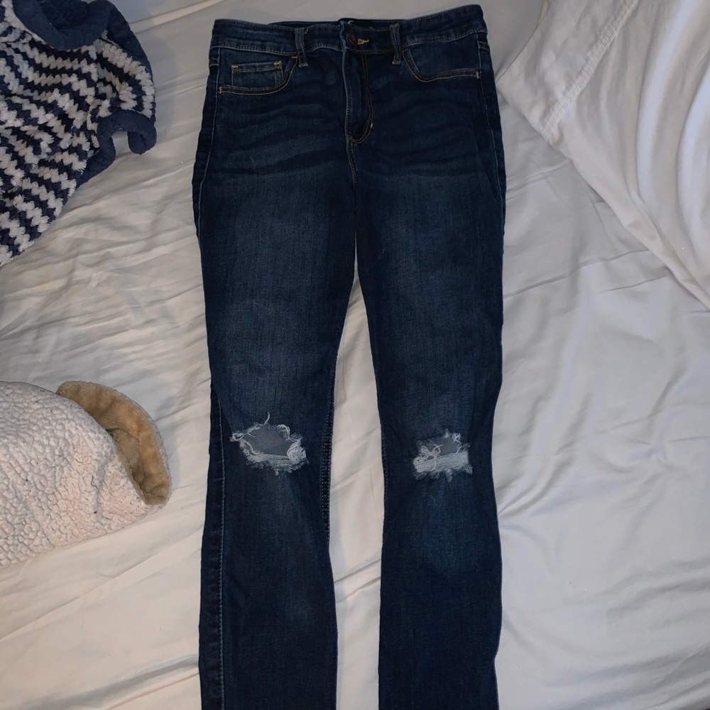 hollister high rise skinny jeans size 27/5